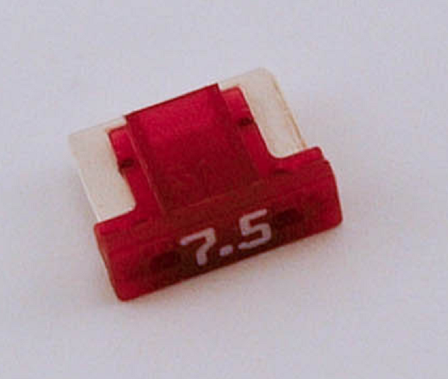 7-1/2 Amp Low Profile Mini Fuses LMIN7.5 5 Count Bag - Click Image to Close